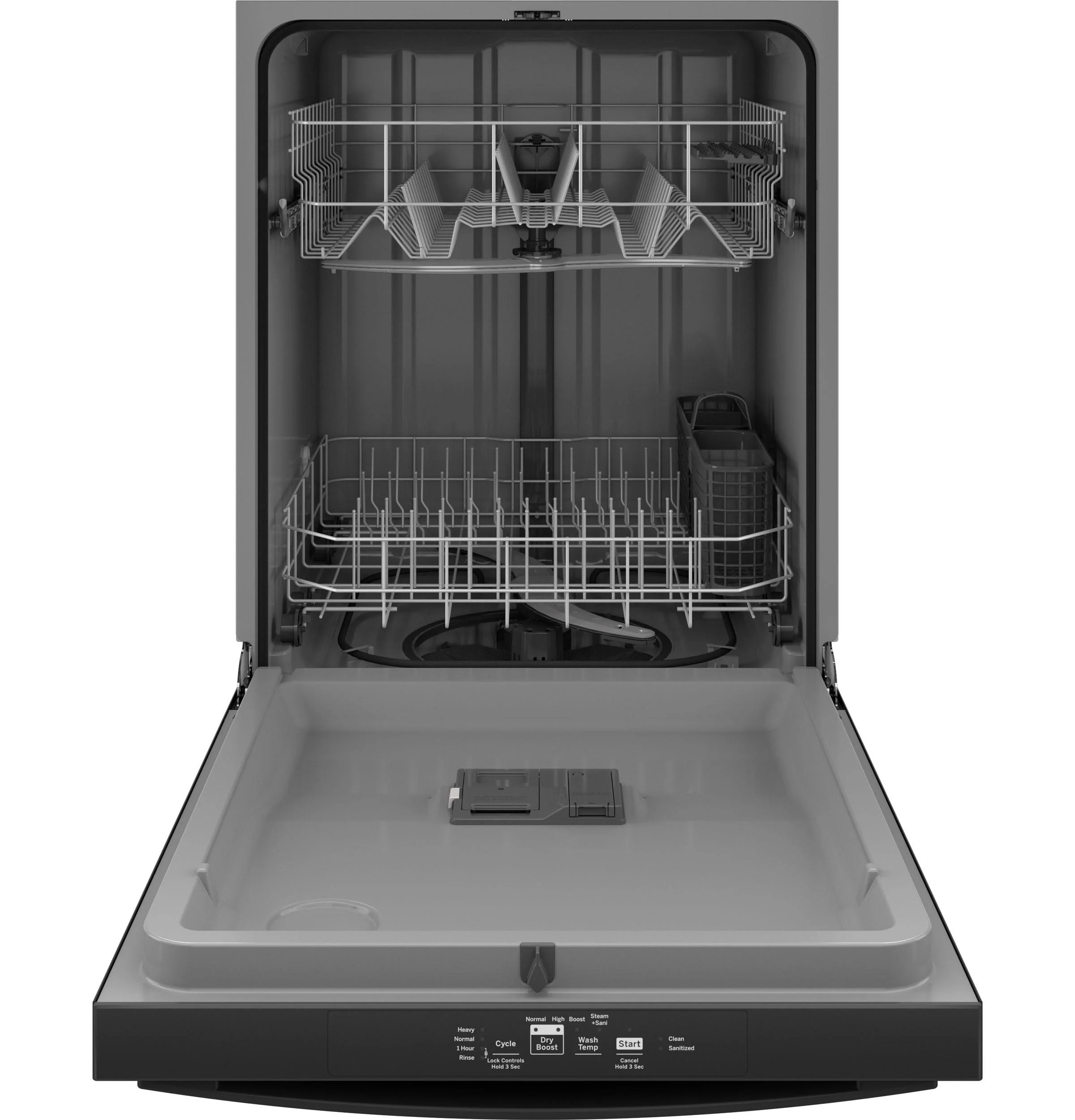 Ge Gdt535pr 24' Wide 14 Place Setting Built-In Top Control Dishwasher - Black