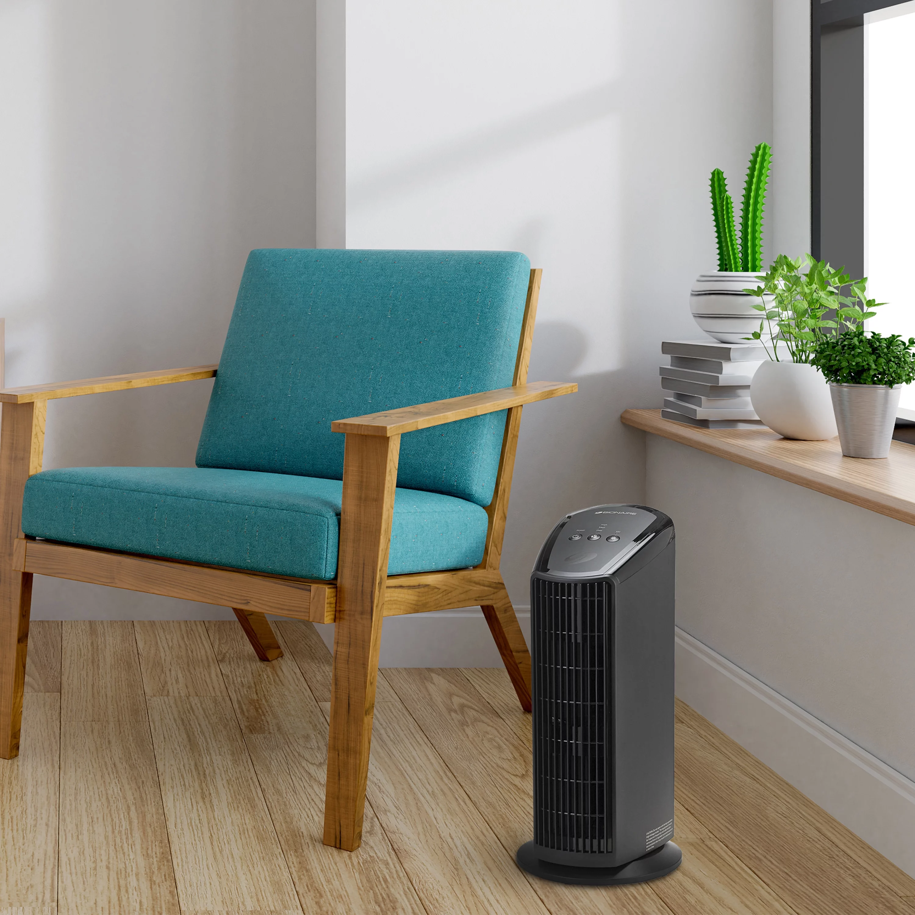 Bionaire Germ Reducing HEPA Air Purifier with UV Technology and Permanent Air Filter, Small Room Air Cleaner, UV Air Purifier (BAP516UV-U)