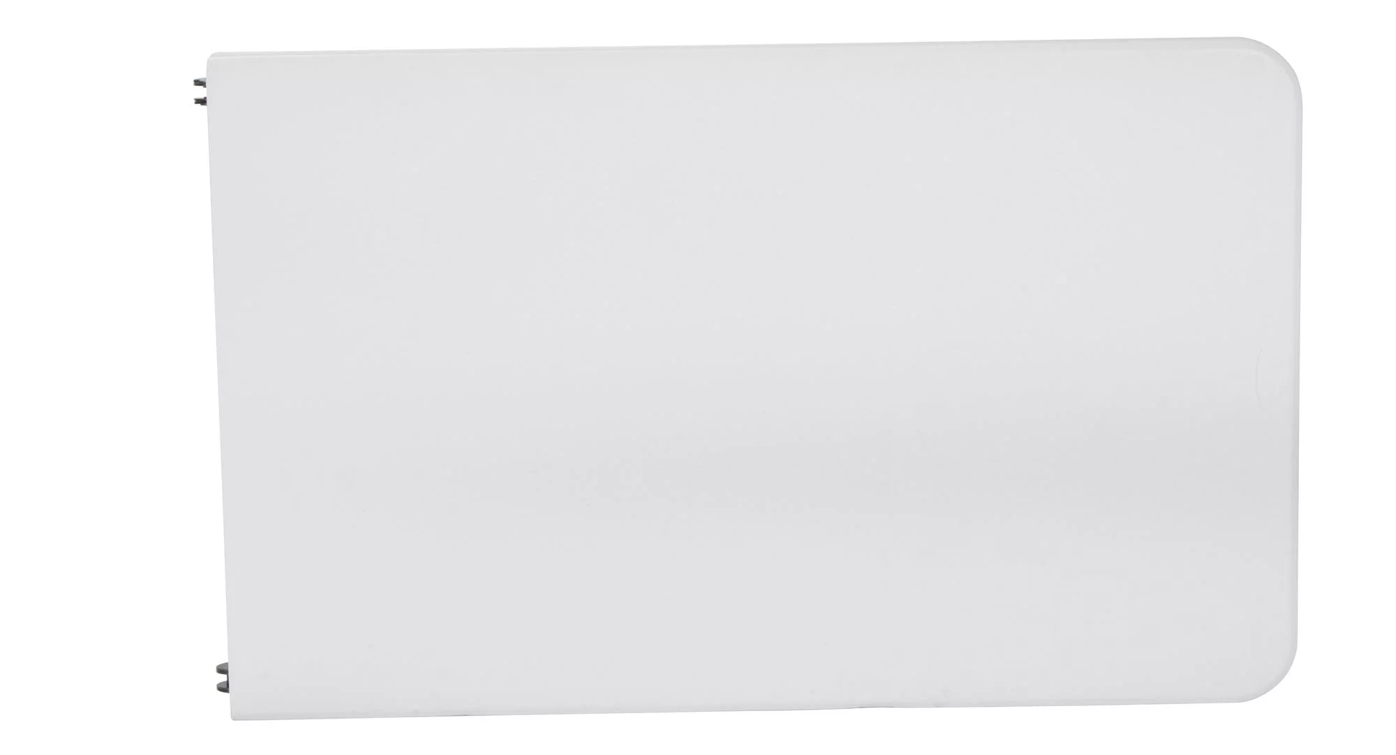 COSCO Deluxe 8 foot x 30 inch Fold-in-Half Blow Molded Folding Table, White
