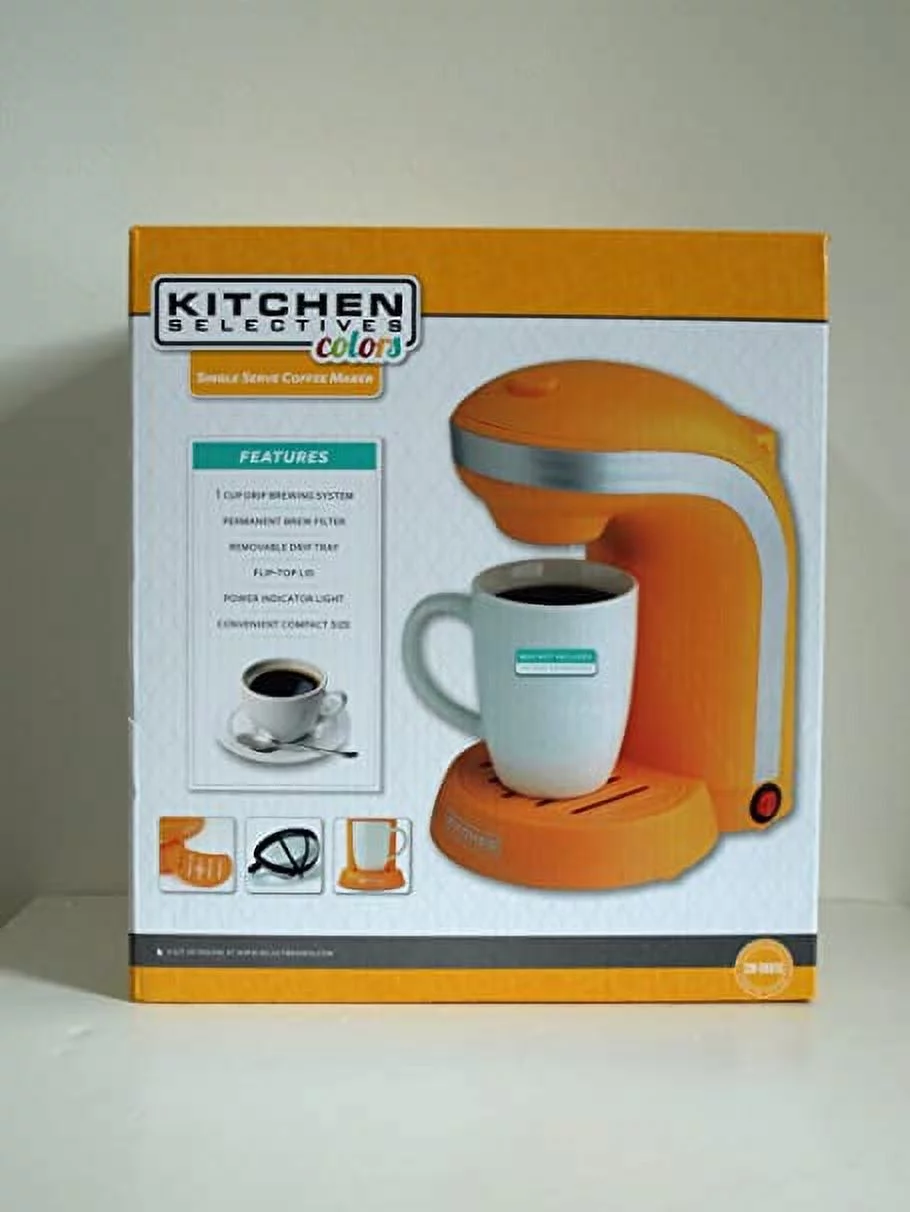 Kitchen Selectives Single Drip Coffee Maker with Mug
