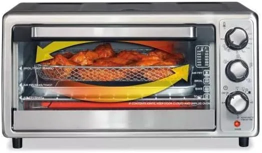 FM Air Fryer Toaster Oven Black