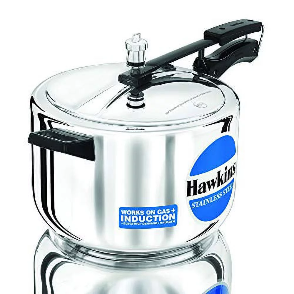 Hawkins Stainless Steel 8.0 Litre Pressure Cooker