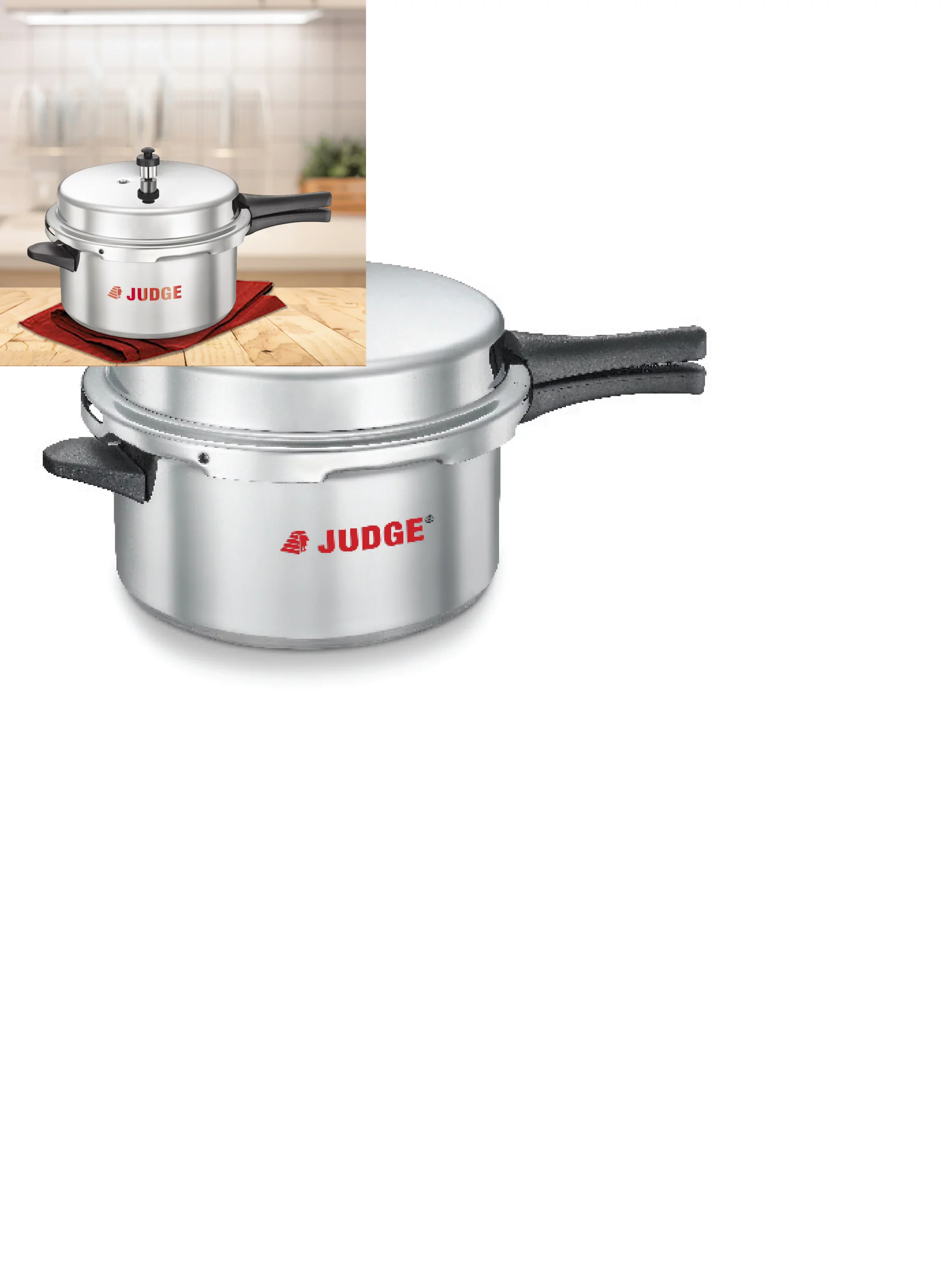 Judge Basics Aluminum Pressure Cooker 7.5L