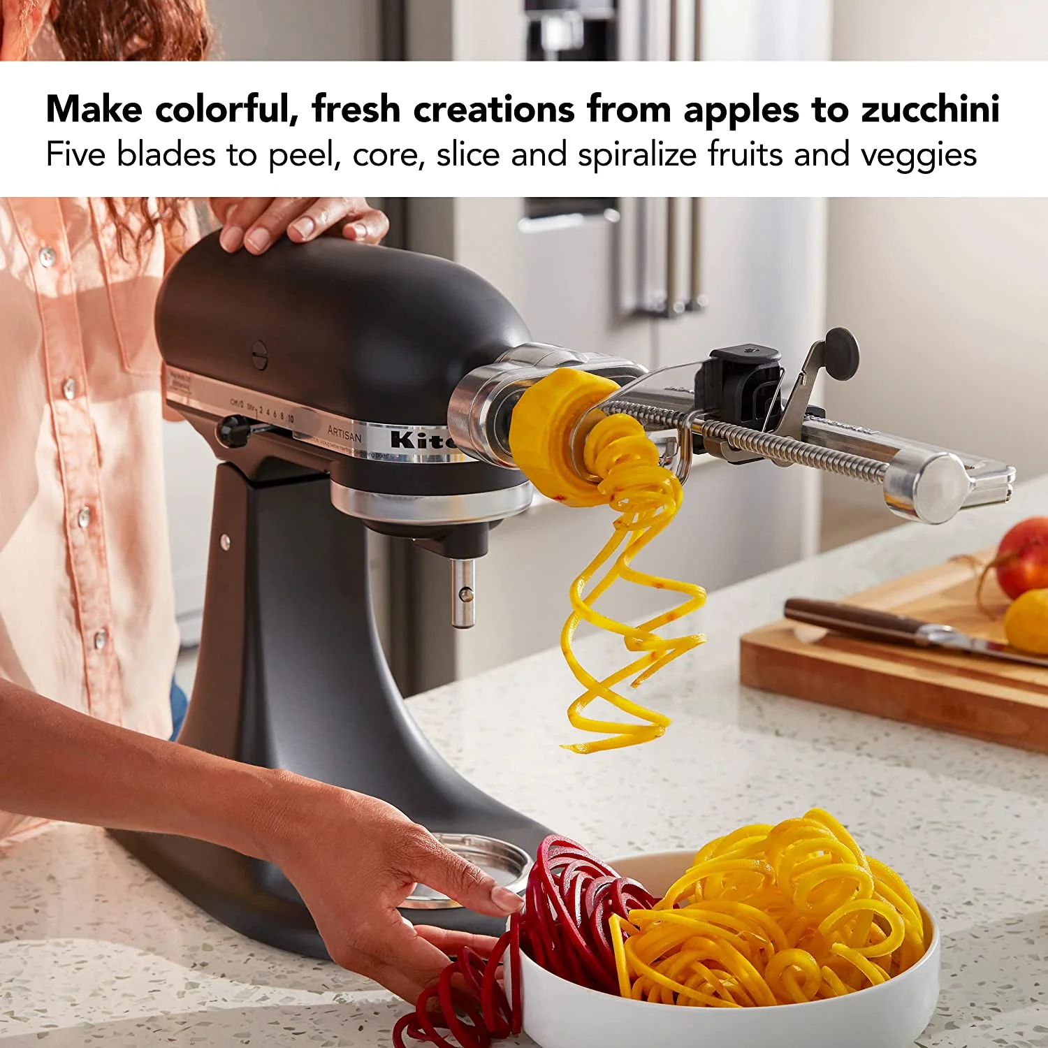 KitchenAid Spiralizer Attachment 1" Silver