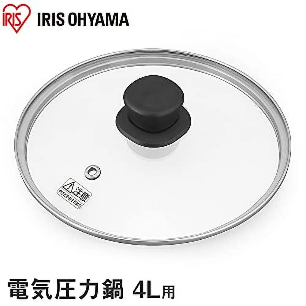 Iris Ohyama Electric Pressure Cooker 4L Glass Lid GA-MA4 Transparent// Stainless steel