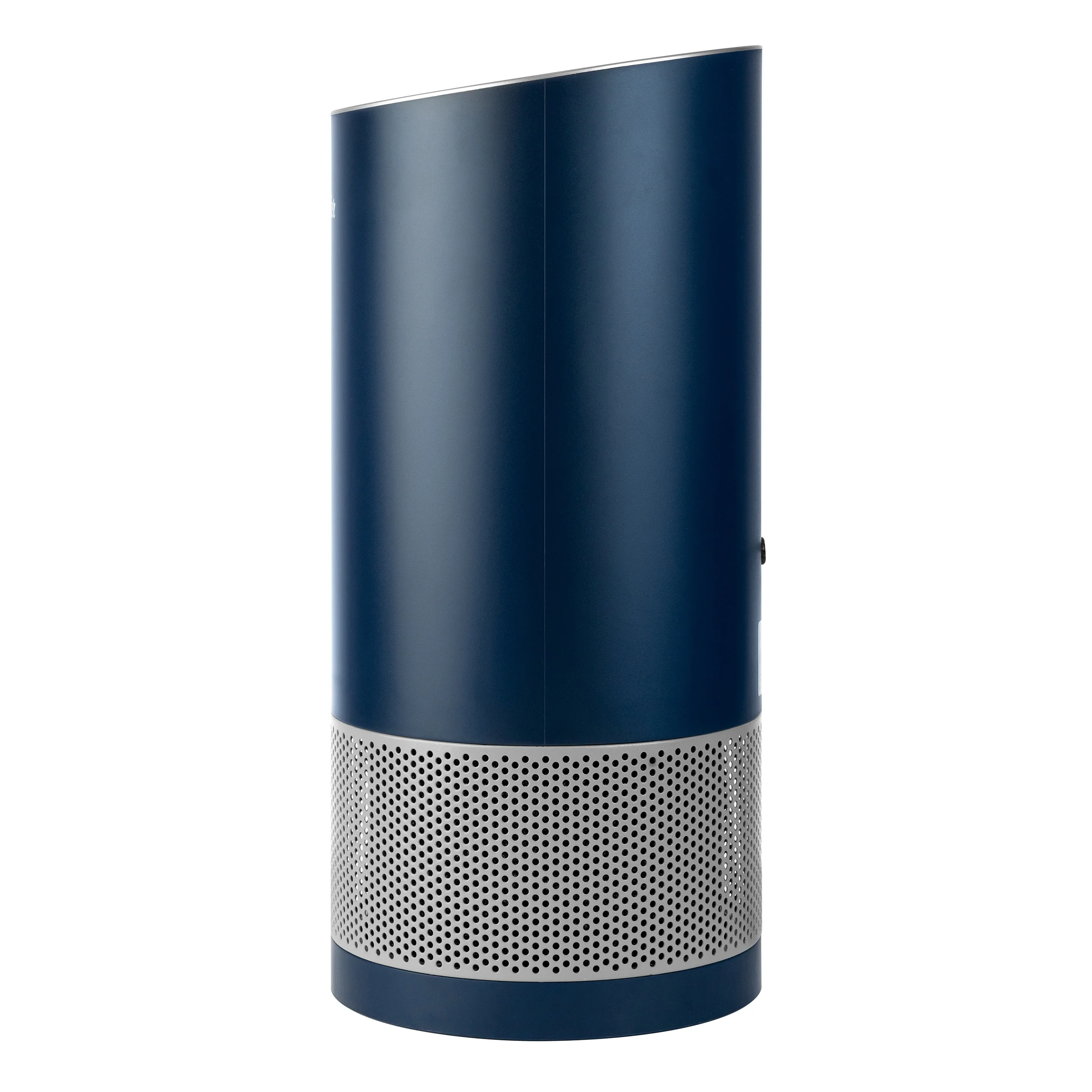 Hunter Fan Company HP400 Round Tower Air Purifier for Small Rooms, Featuring True HEPA Filtration and EcoSilver? Pre-Filter for Allergy and Asthma Relief, Sapphire Blue and Silver