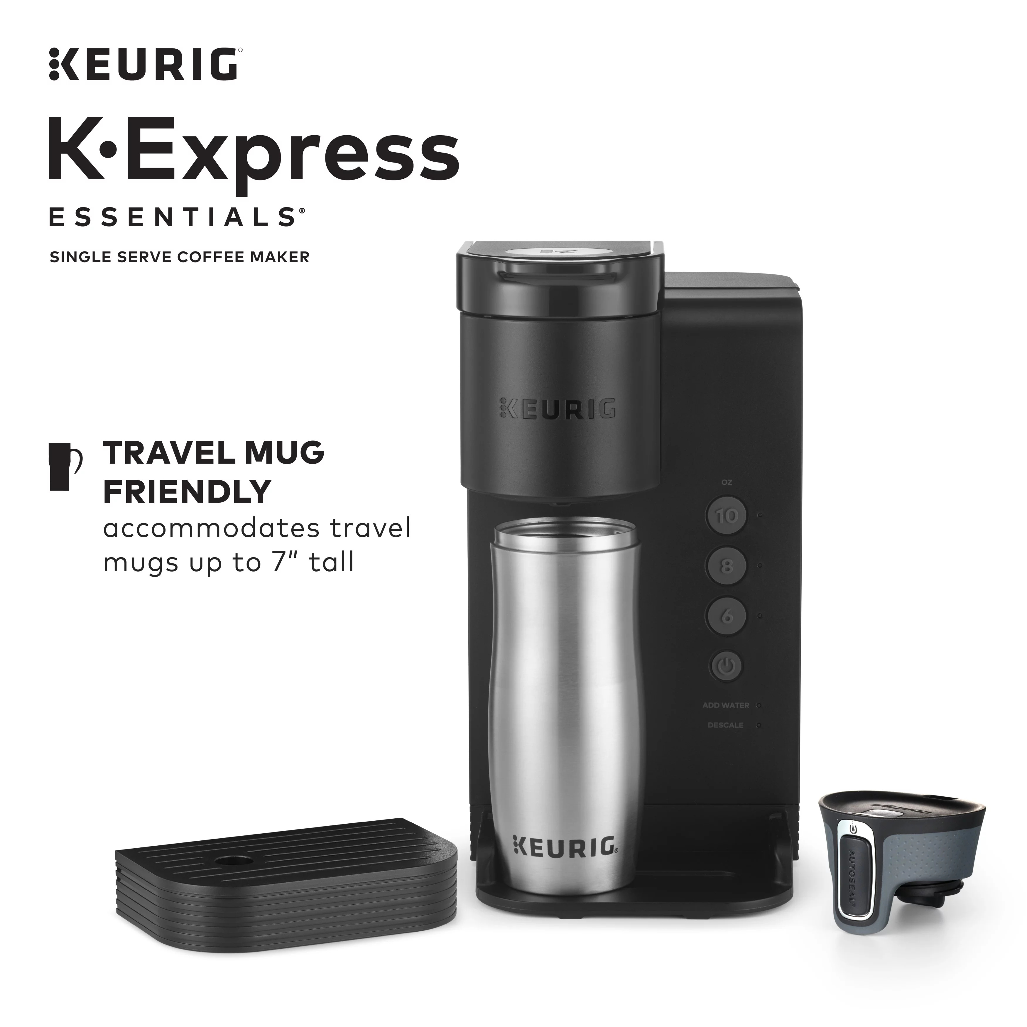 Keurig K-Express Essentials Black Like New, Single Serve K-Cup Pod Coffee Maker