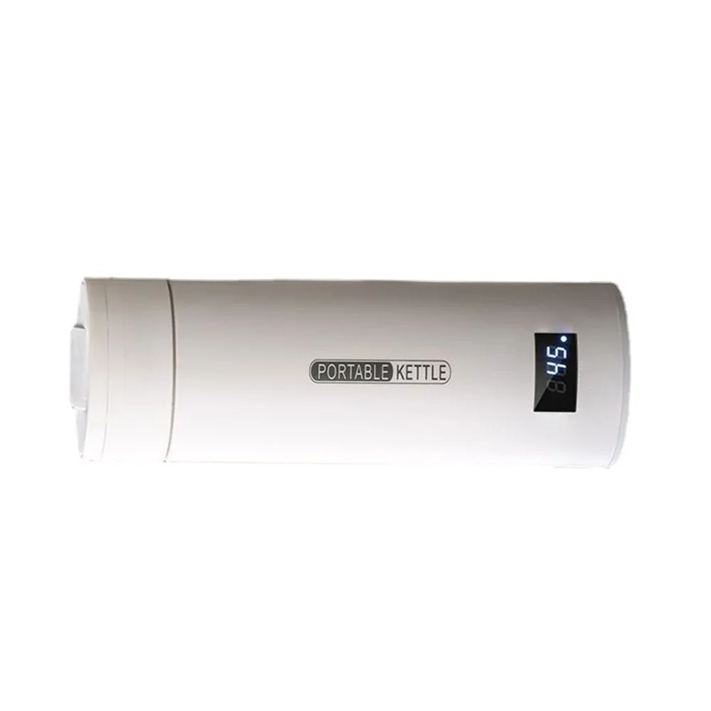 JOLIXIEYE Mini Travel Kettle Hot Water Maker Digital Display Temperature Adjustment for Tea/Coffee/Baby Milk