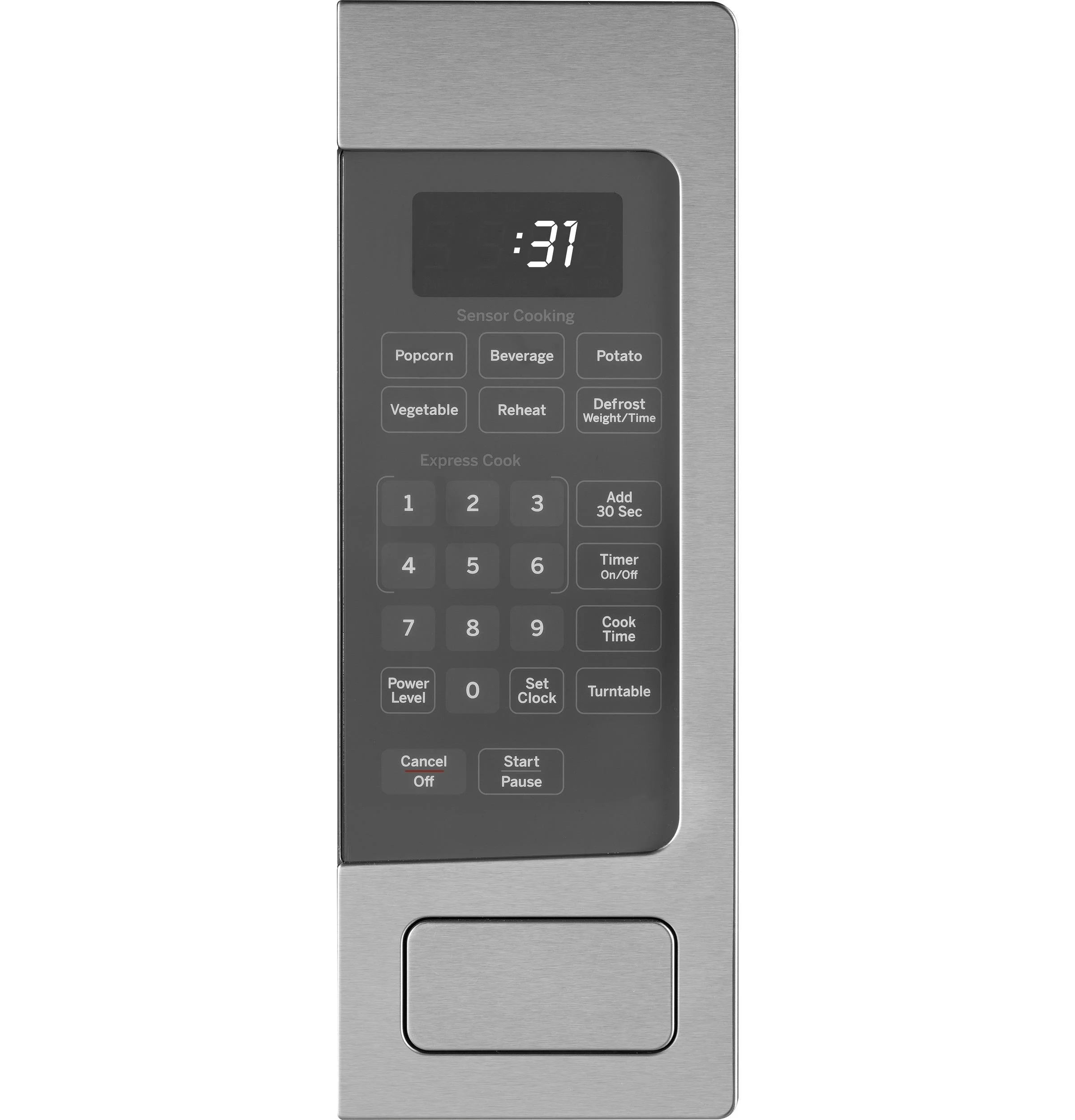 GE Profile Series 1.1 Cu. Ft. Countertop Microwave Oven, Stainless Steel, 800 Watts