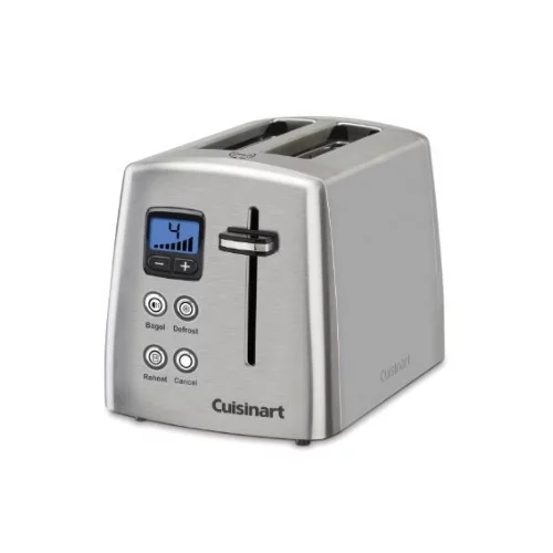 Cuisinart CPT-415 Countdown 2-Slice Stainless Steel Toaster with 8-Inch Bread Knife