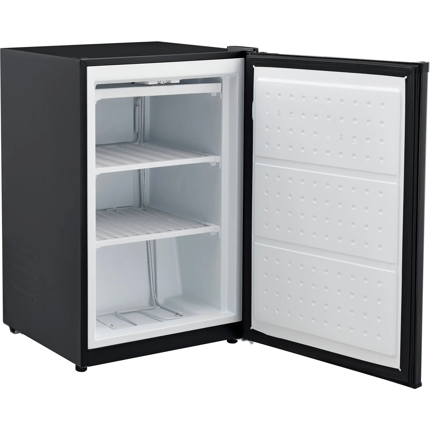 Global Industrial Compact Upright Freezer - Solid Door 3.1 cu. ft. - Black