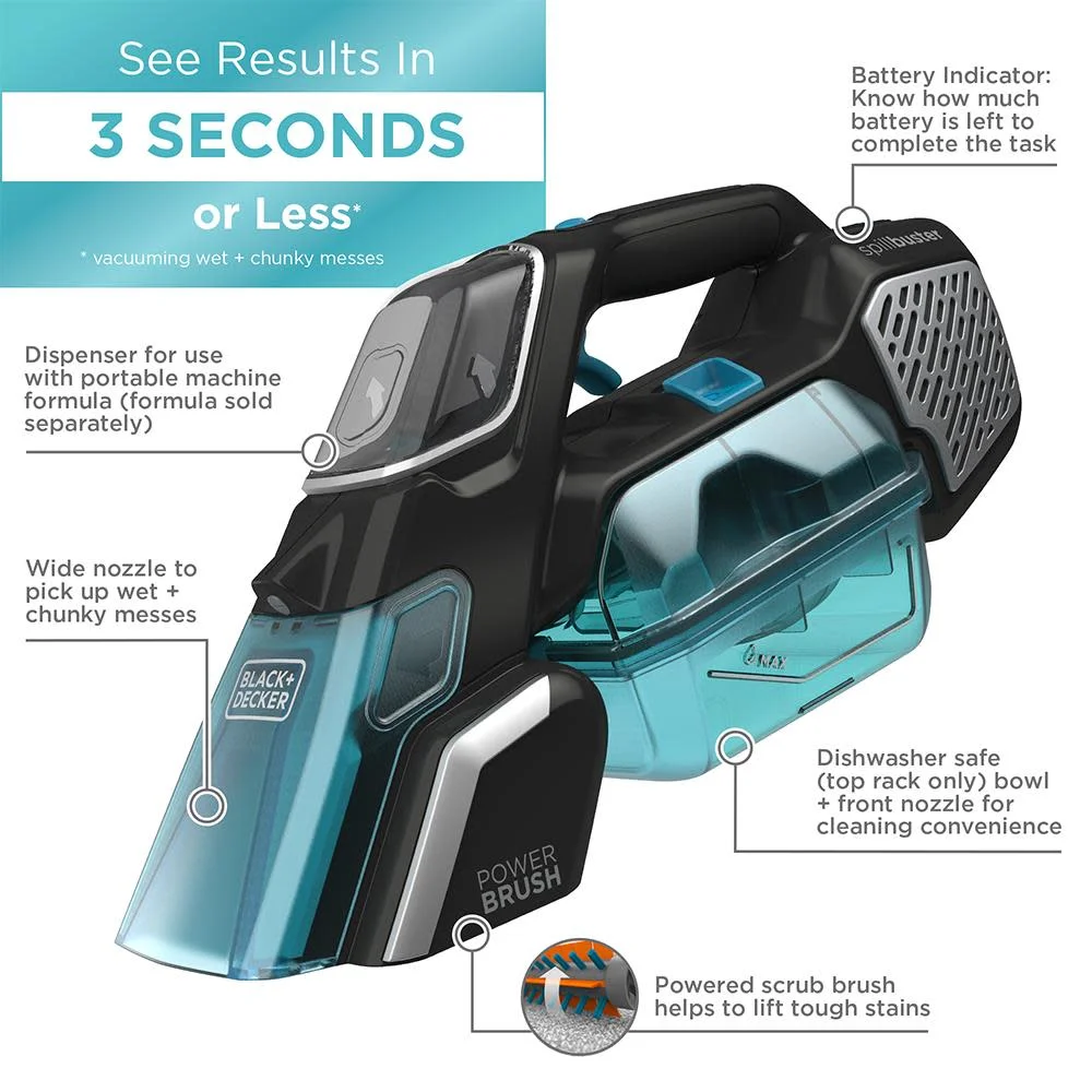 Black And Decker Spillbuster Portable Carpet Cleaner