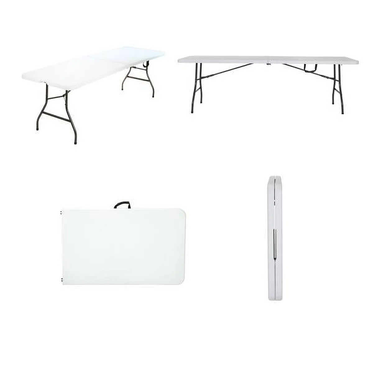 Cosco 8' Fold-in-Half Banquet Table with Handle