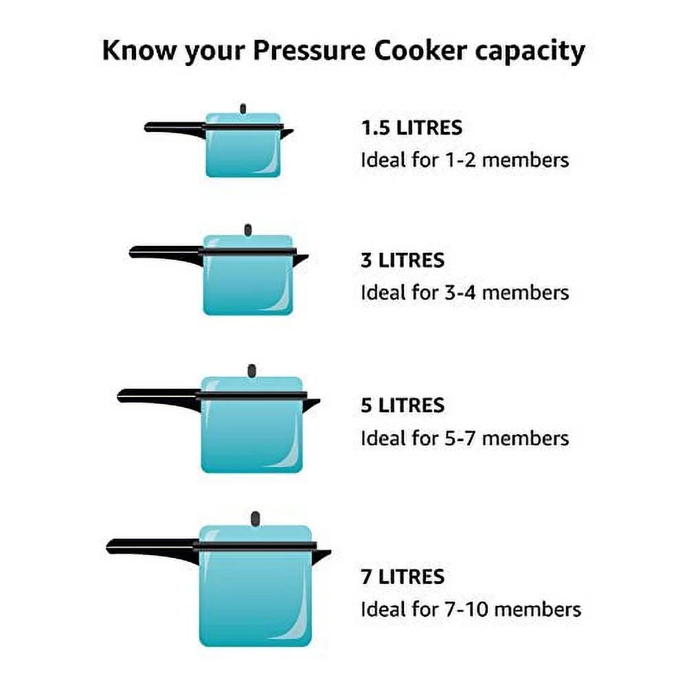 Hawkins Ekobase Pressure Cooker, 6-1/2-Litre