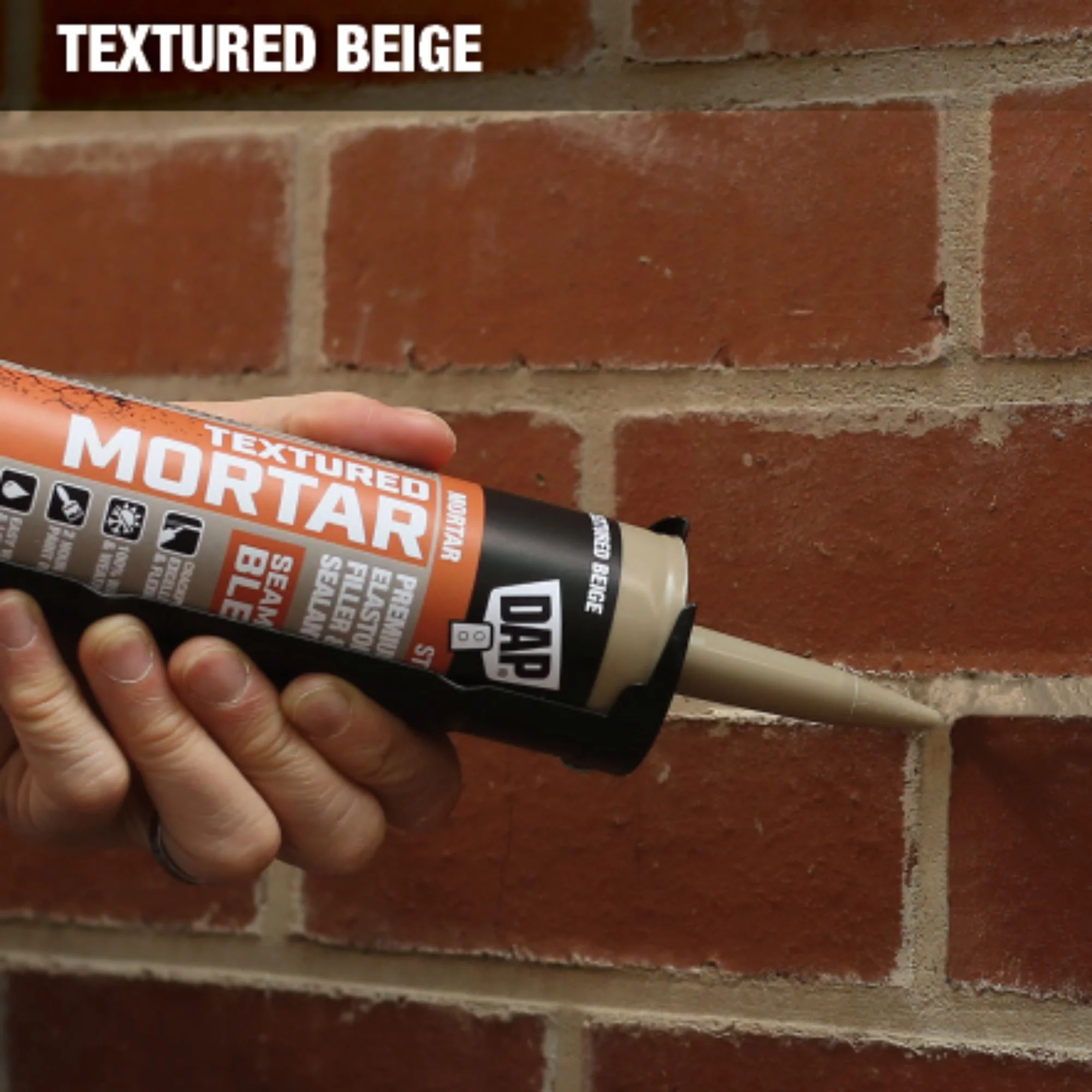 DAP Premium Textured Mortar Beige Advanced Latex Concrete and Mortar Sealant 10.1 oz