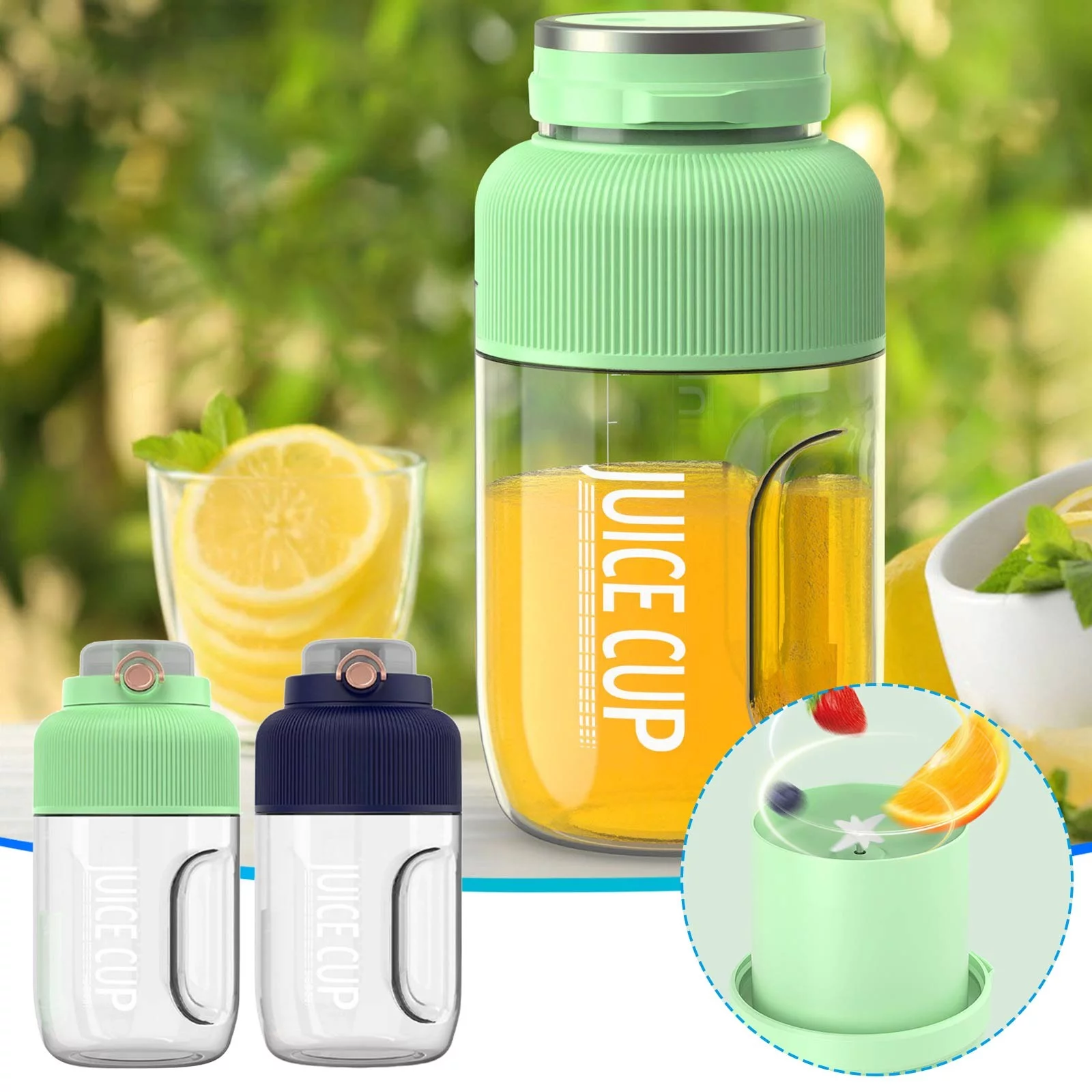 CGLFD Summer Savings Clearance Outdoor Electric Large Capacity Wireless Juicer (double Cover Single Bucket)