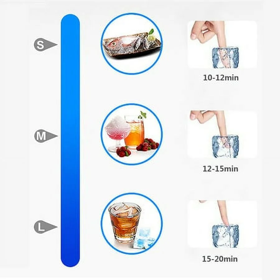 Commercial Ice Maker Machine For Restaurant Bar 36 Ice Cube 130lb/24h