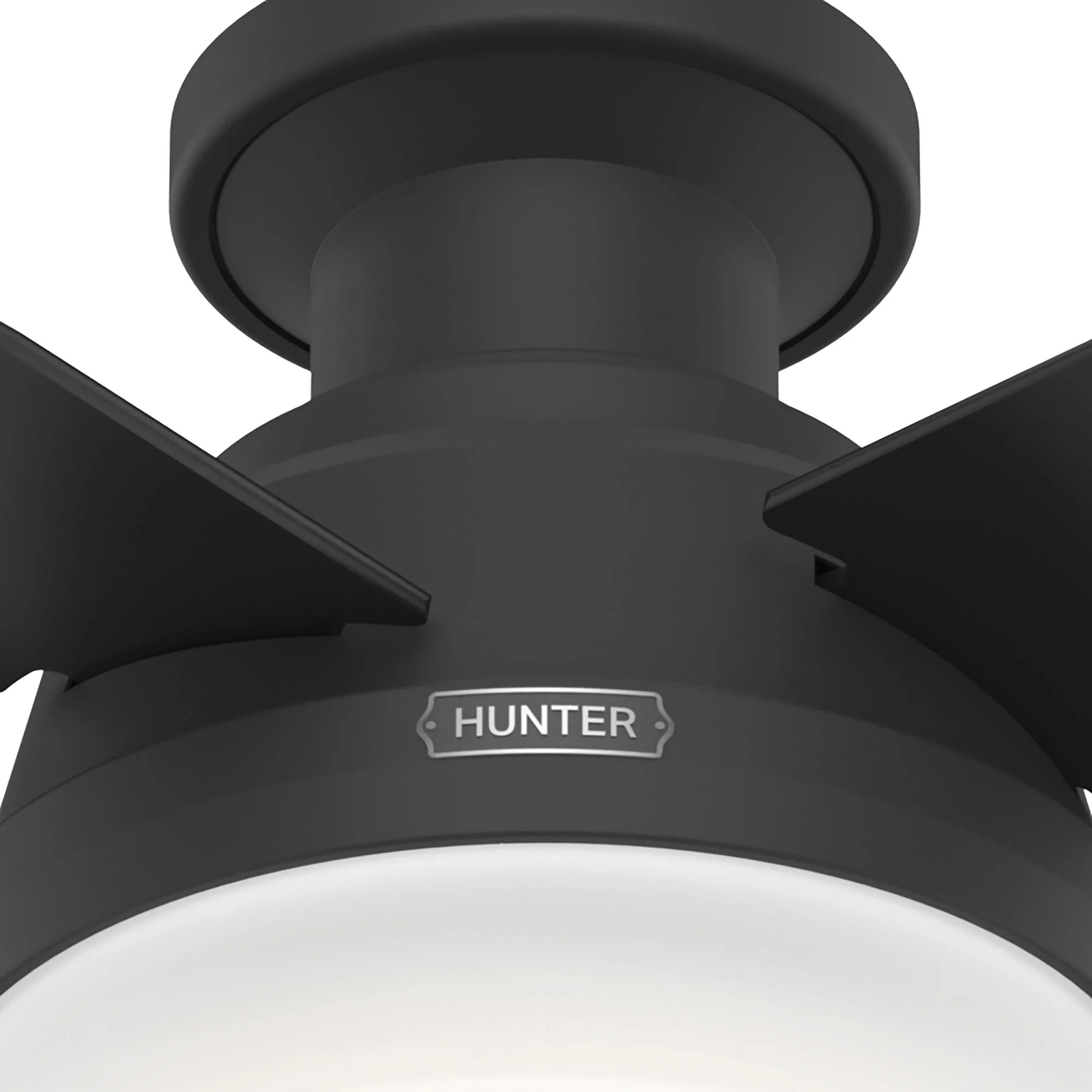 Hunter Dempsey 44 Led Dempsey 44' 4 Blade Indoor Led Ceiling Fan - Silver