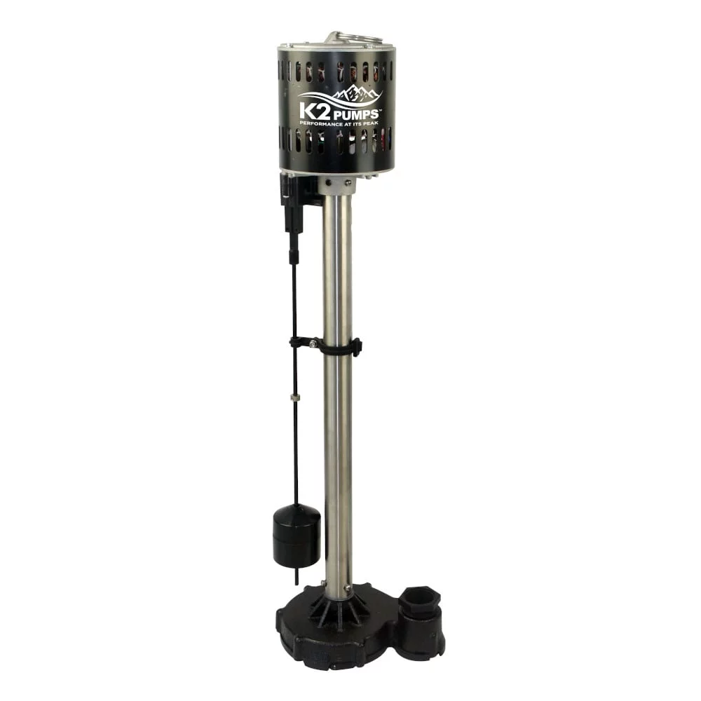 K2 Pumps Pedestal Sump Pump 1/2 Hp Stainless Steel