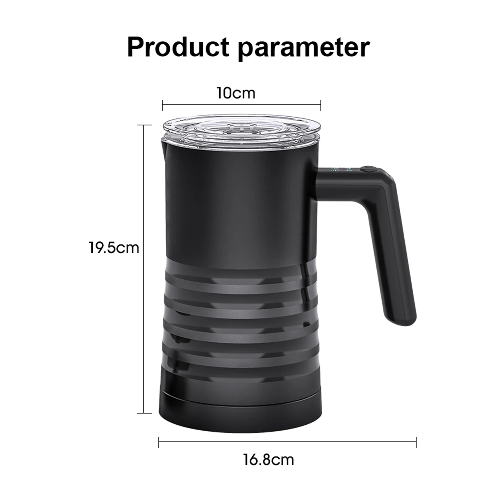 Carevas Milk Frother,Non-Stick Interior 580ml frother frother Frother Steamer 4 frother steamer 400W Non-Stick Interior Ch Steamer 4 1 Warmer 400W Non-Stick Interior 580ml Stainless BUZHI mewmewcat
