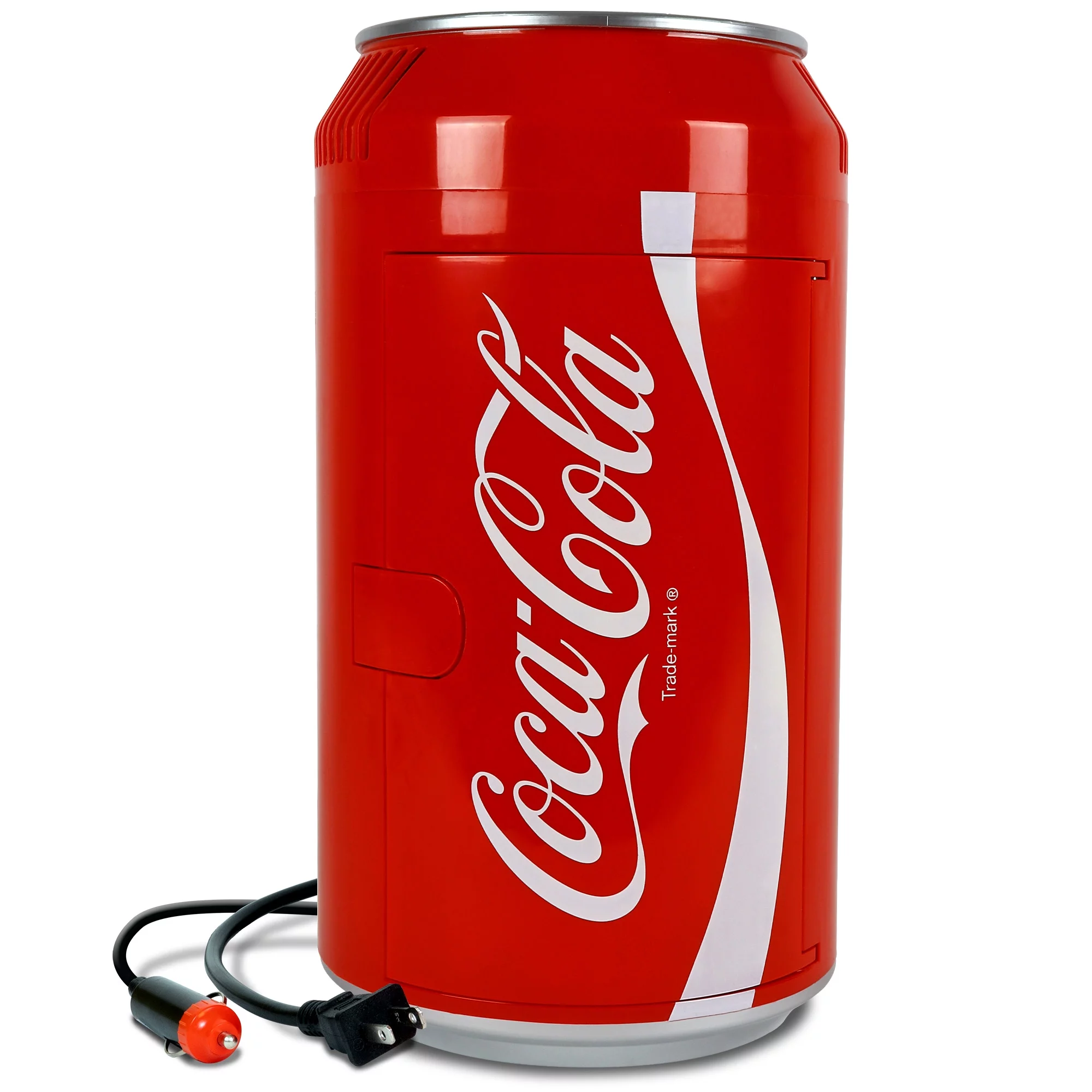 Coca-Cola 12 Can Portable Mini Refrigerator, Travel Thermoelectric Cooler, Red