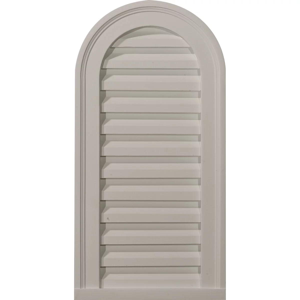 12'W x 24'H x 1 7/8'P, Cathedral Gable Vent Louver, Non-Functional