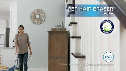BISSELL Pet Hair Eraser Turbo Bagless Upright Vacuum, 2475