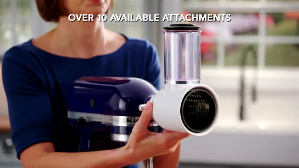 KitchenAid Food Grinder Stand Mixer Attachment, White, FGA