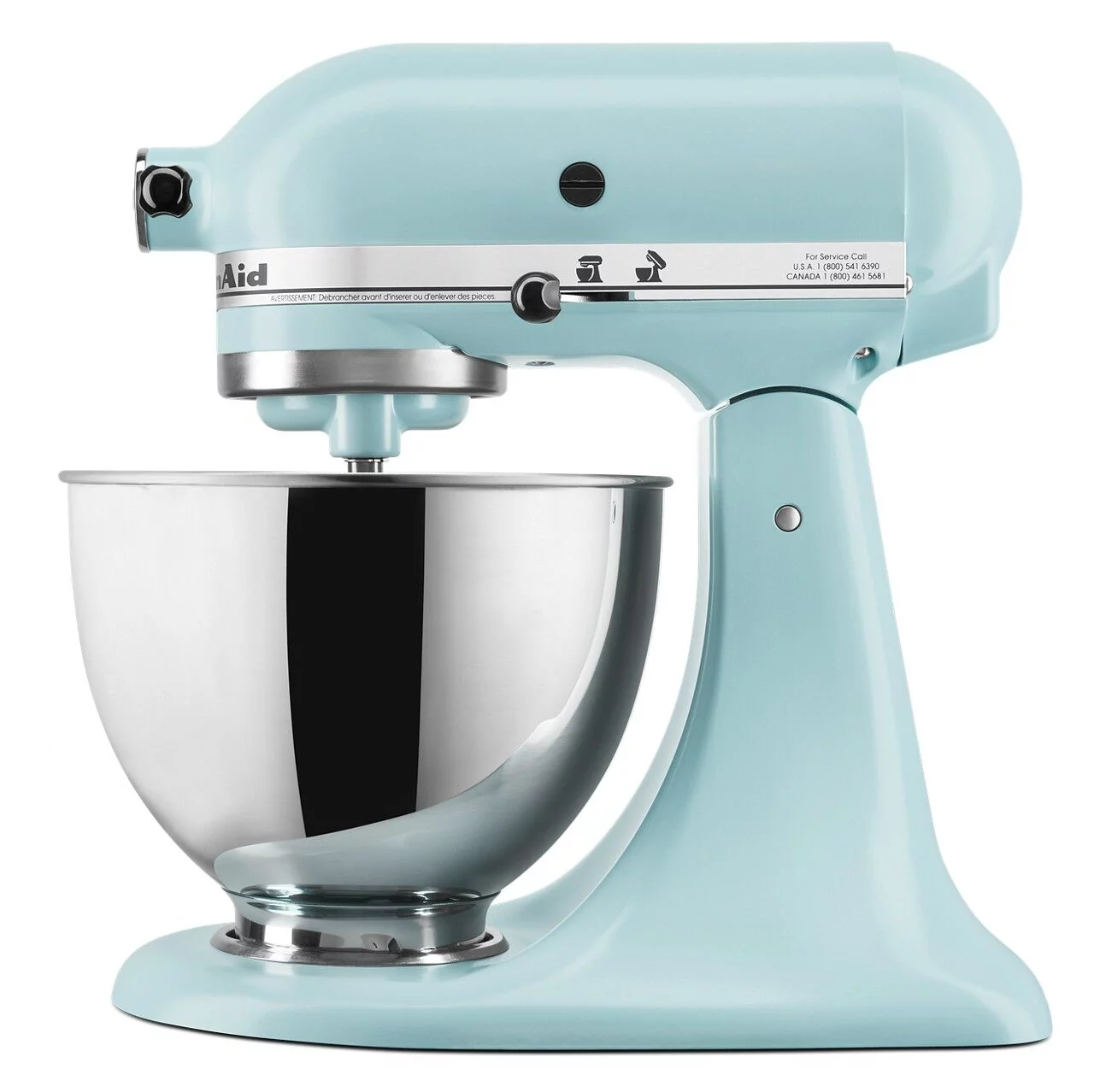 KitchenAid? Deluxe 4.5 Quart Tilt-Head Stand Mixer, tMineral Water Blue, KSM97