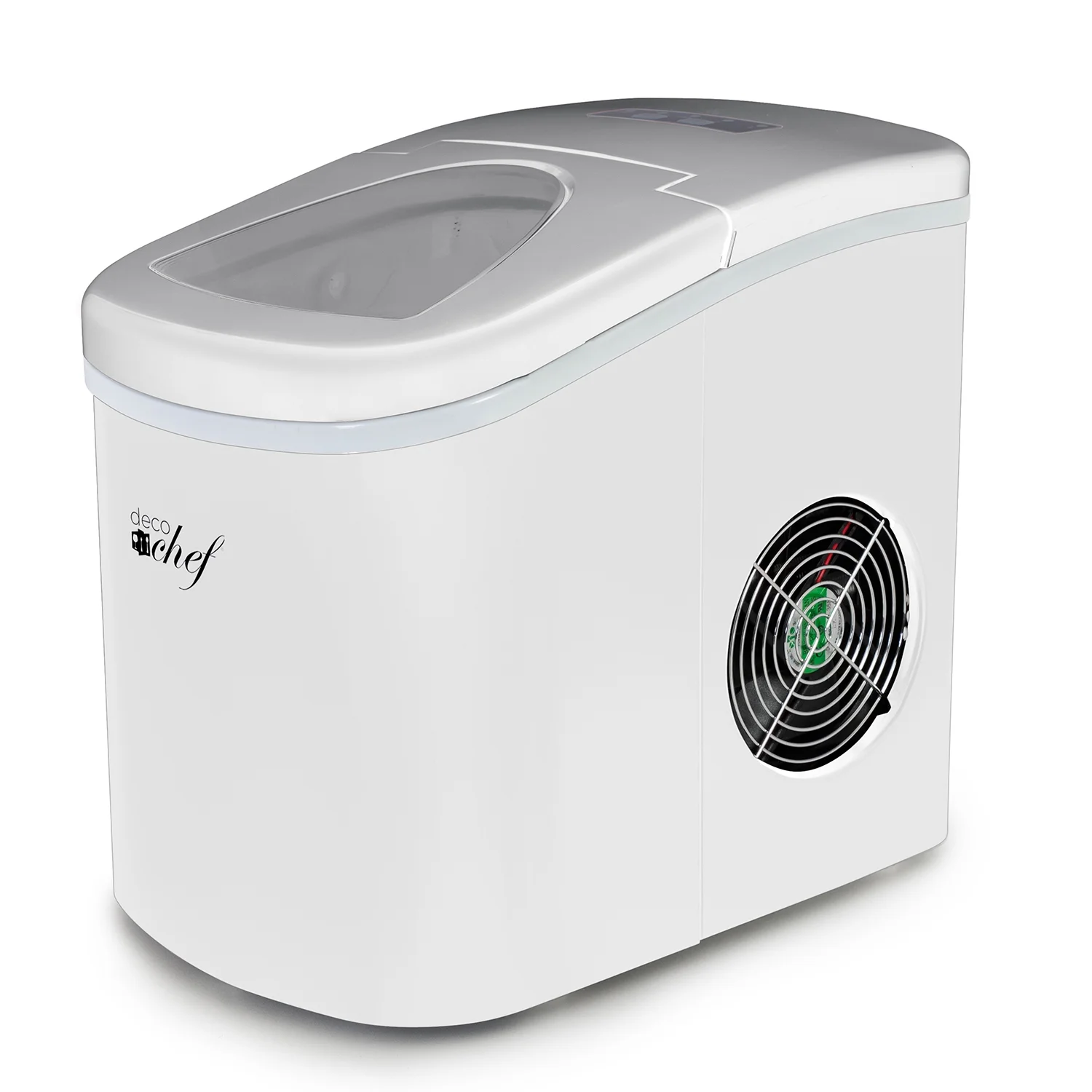 Deco Rapid Portable Automatic Electric Countertop Ice Maker - 6 Great Colors Compact Top Load 26 Lbs. Per Day Great For Party Hosting Never Run Out Of Ice Again, Self Cleaning (Turquoise)