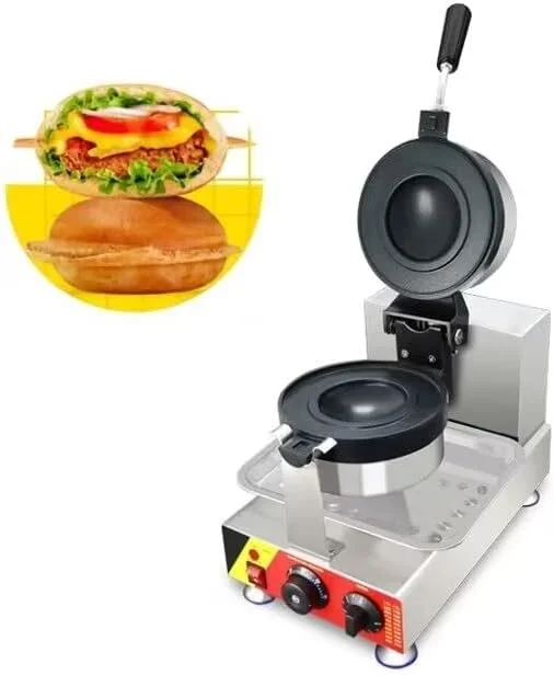 Hot Snack Dessert Machine Donut Ice Cream Krapfen Warmer Italy Gelato Panini Press Sandwich Maker (110v)