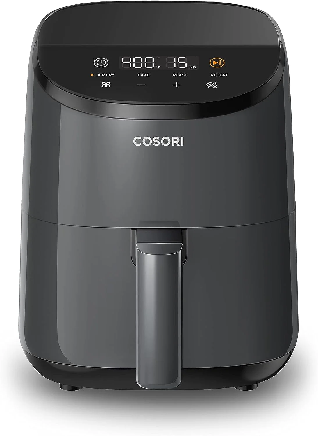COSORI Small Air Fryer Oven 2.1 Qt, 4-in-1 Mini Airfryer, Bake, Roast, Reheat, Space-saving & Low-noise, Nonstick and Dishwasher Safe Basket, 30 In-App Recipes, Sticker with 6 Reference Guides, 2 year