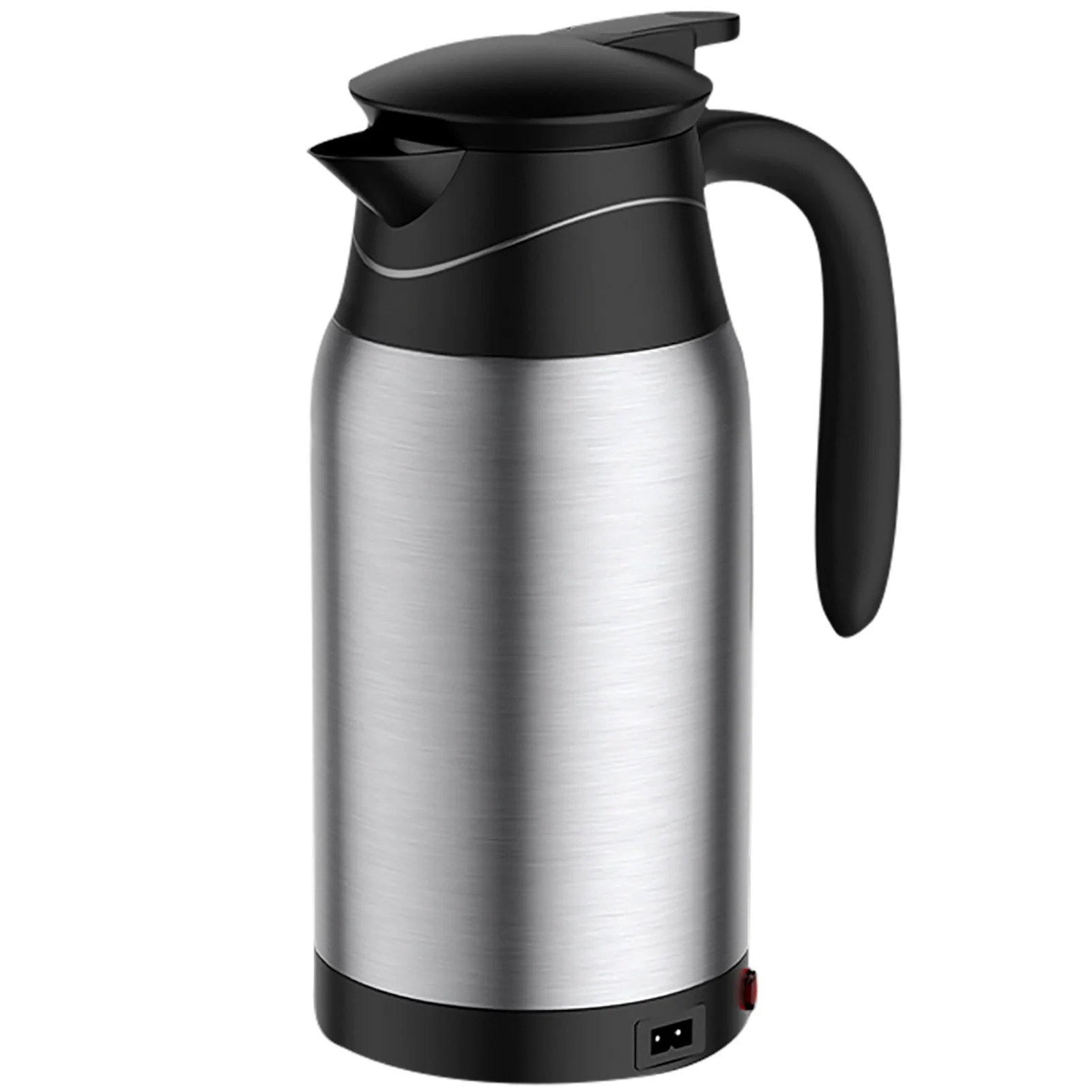 24V 1000ml Car Electric Heated Mug Water Kettle Steel Cup Car Heating