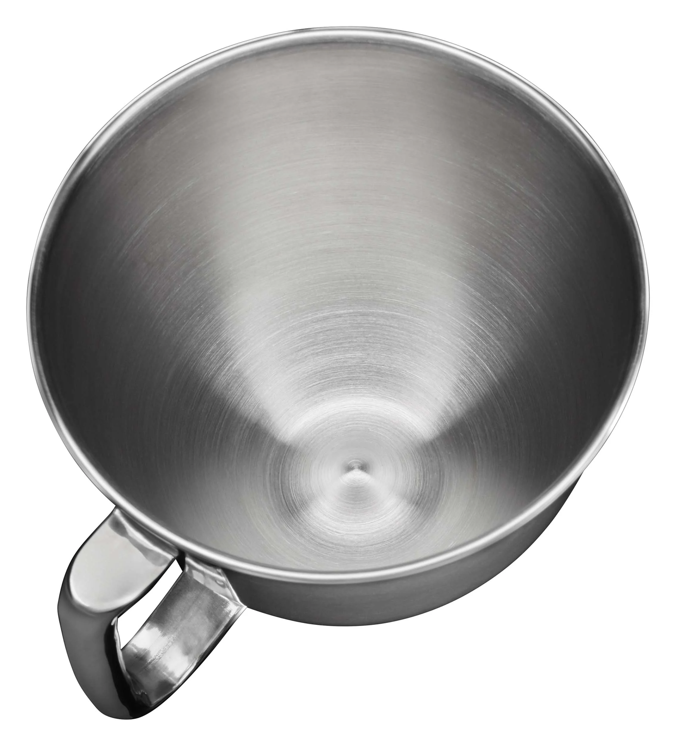 KitchenAid 3.5 Quart Polished Stainless Steel Bowl with Handle - KSM35SSFP