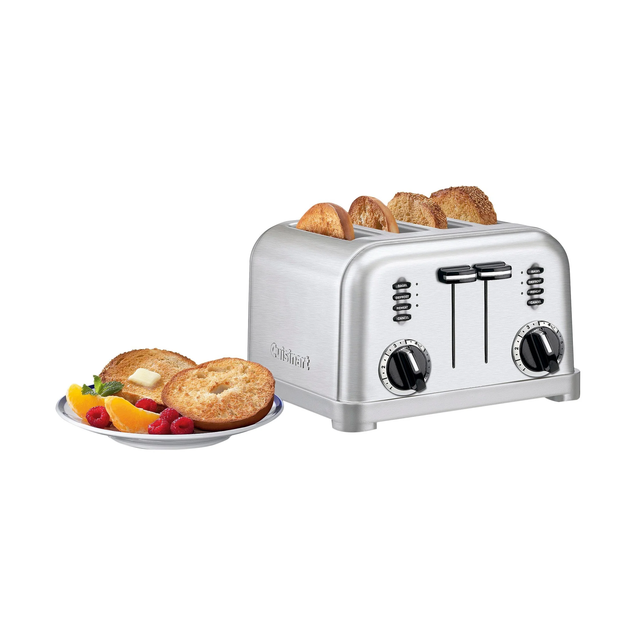 4-Slice Classic Toaster - Stainless Steel - CPT-180P1
