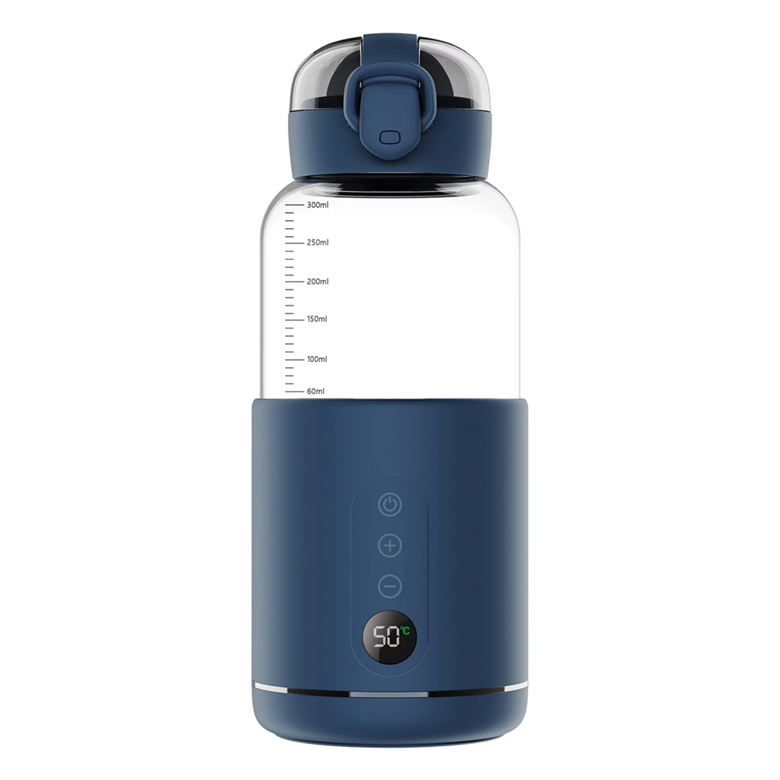 Dcenta Portable Warmer for 300ml Capacity Precise Control Built-in Battery Wireless Instant Warmer Electric Kettle for Car Travel