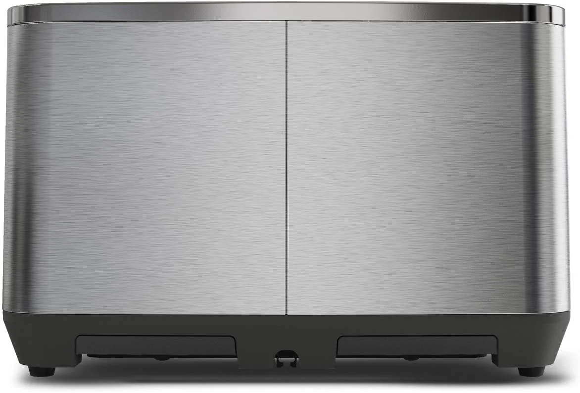 GE - 4-Slice Toaster - Stainless Steel