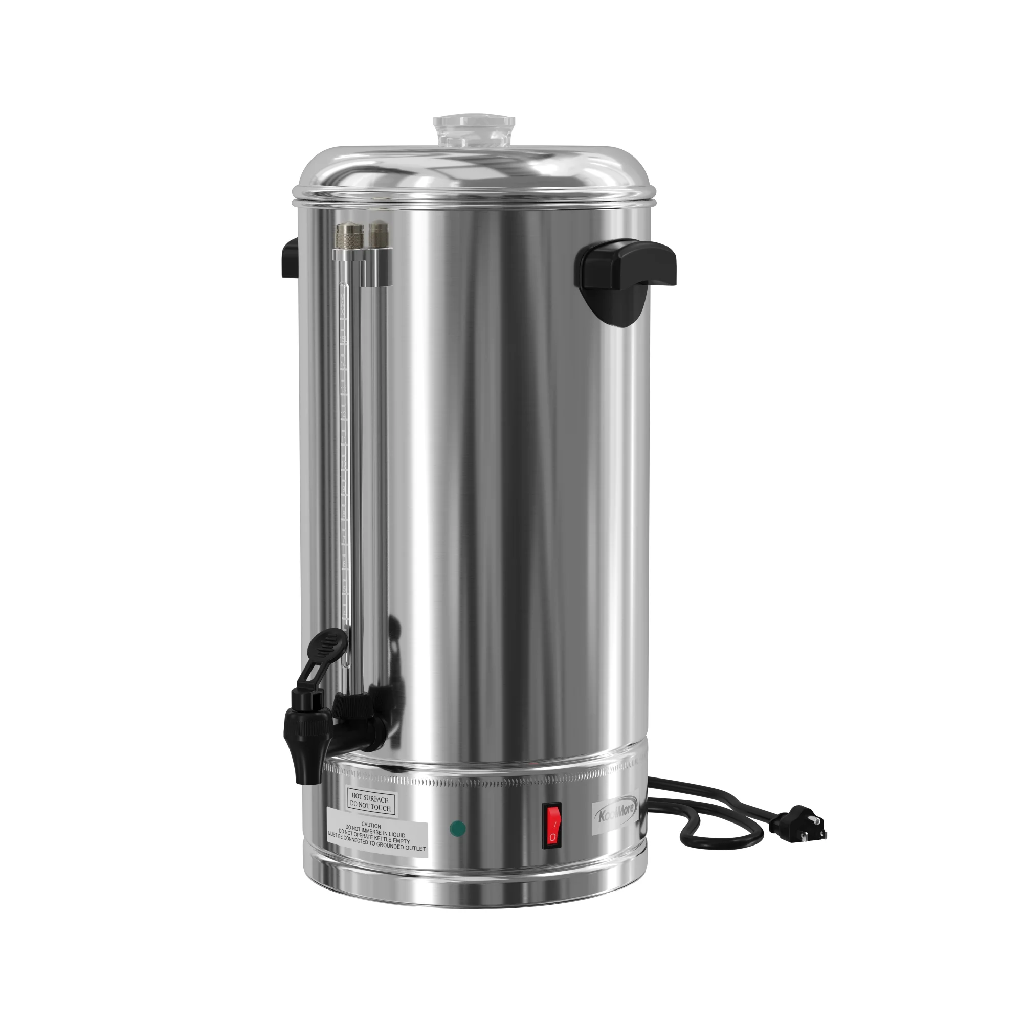 KoolMore Electric 100 Cup Commercial Coffee Percolator in Stainless Steel (KM-CCP100)