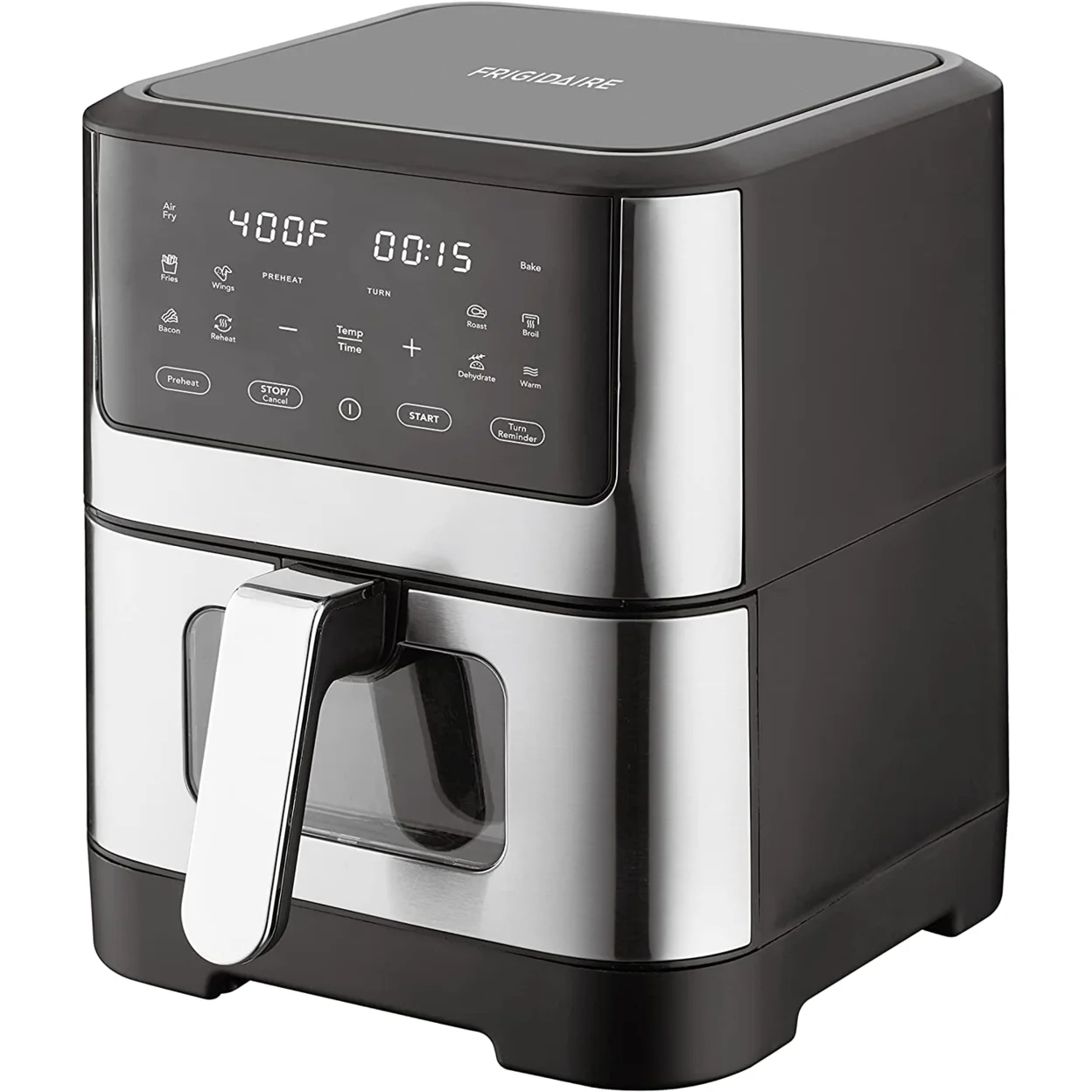 Frigidaire Digital Air Fryer Stainless Steel With Viewing Window, 8.5 Quart/8 L