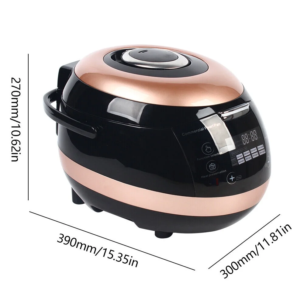 Commercial 5L Tapioca Bubble Tea Pearl Maker Machine Nonstick Automatic Pot 110V