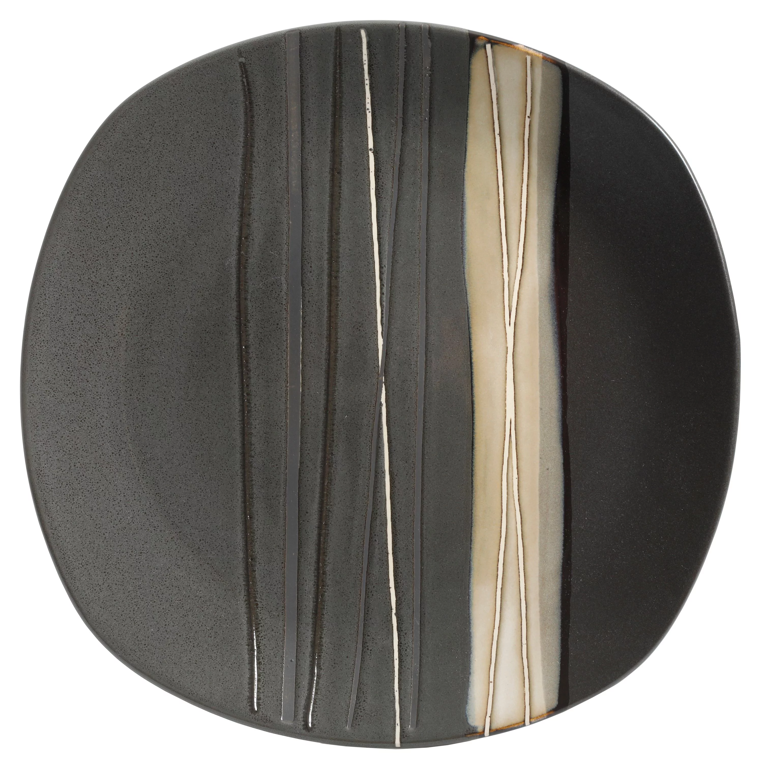 Better Homes & Gardens Bazaar Dinnerware, Gray, Set Of 16