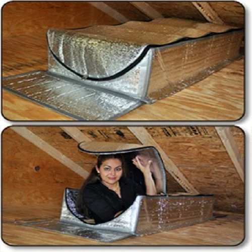 30' X 60' X 11' SmartAttic - Attic stairway Tent Door, Attic Pull Down Stairs Insulation Cover seal