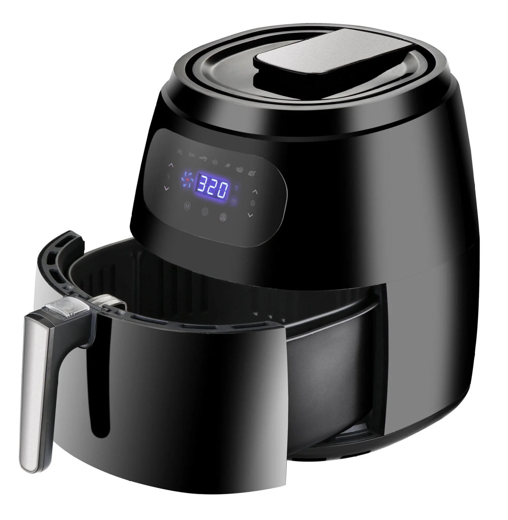 1700W Air Fryer 7.6QT Large Air Fryer w/Capacity Expansion Rack & Cake Pan