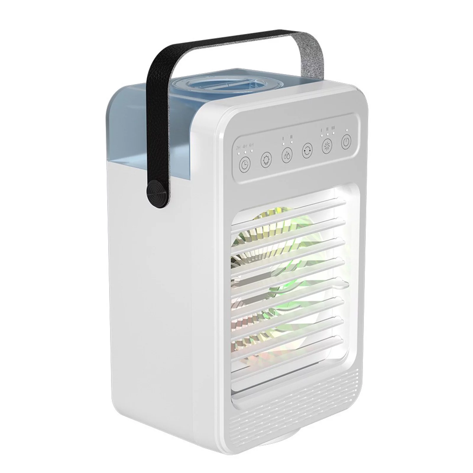 Frostluinai Fan Portable Mini Clearance! Portable Air Conditioner USB Personal Mini Air Conditioner With 3-Speed With LED Light For Home Office Bedroom