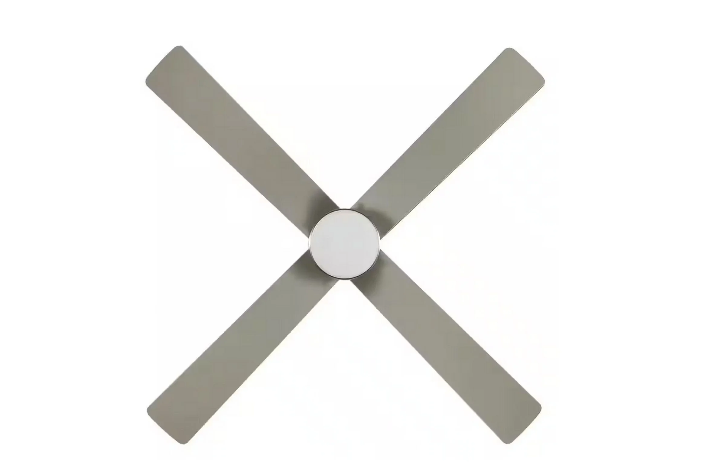 Hampton Bay Scenic 52 in. Integrated LED Indoor Brushed Nickel Hugger Ceiling Fan with Reversible Motor Reversible Blades Included