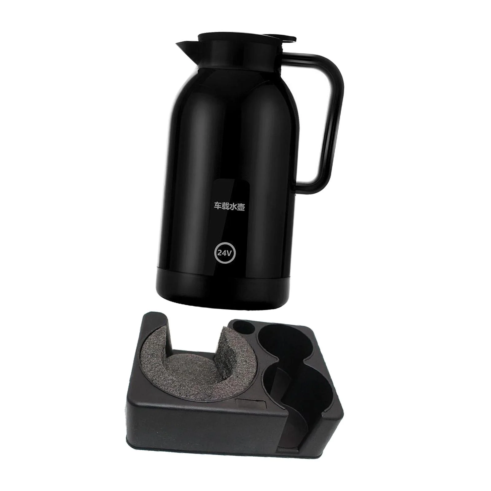 304 Stainless Steel Truck Kettle, Water Heating Bottle, 1300ml, Tea and Coffee, 24v