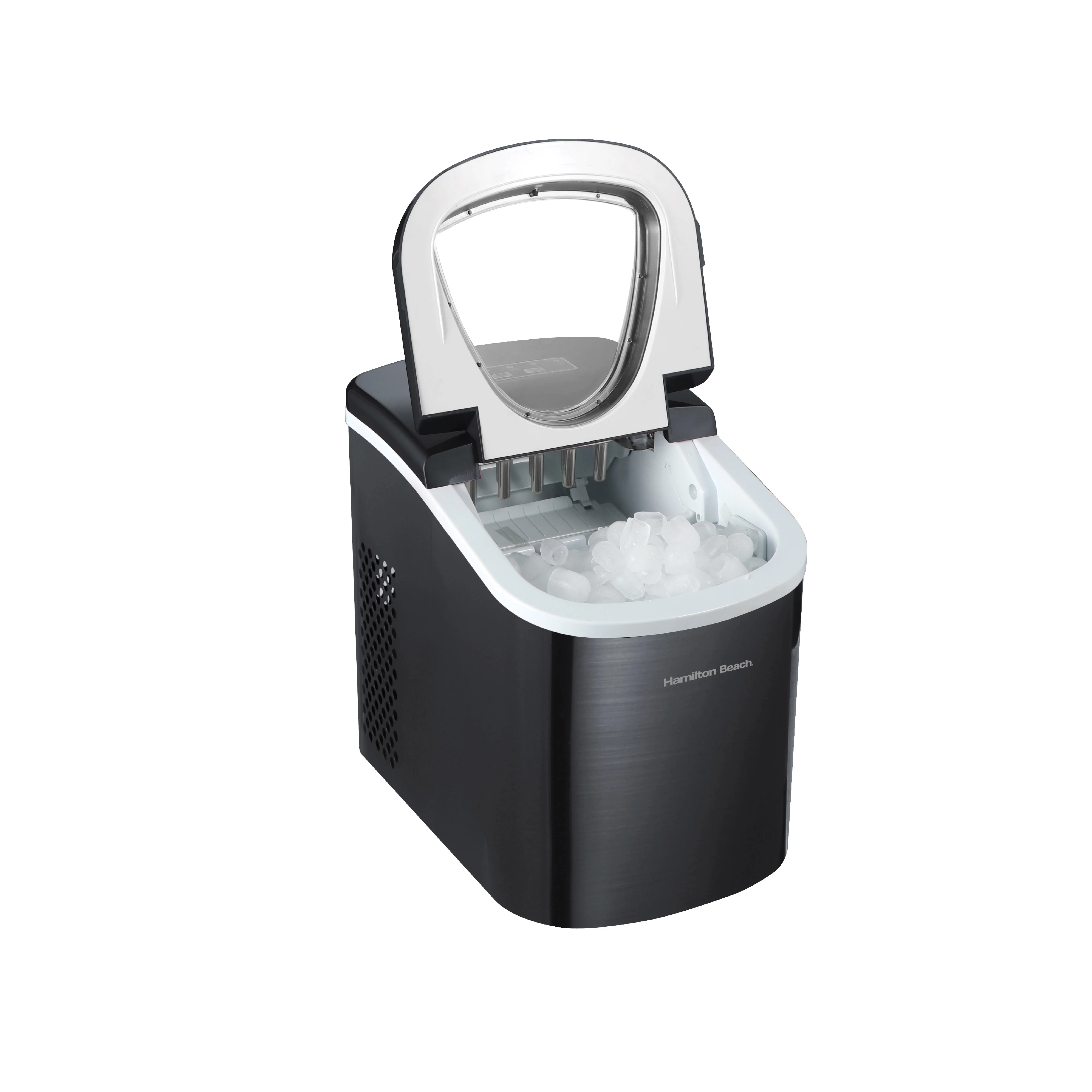 Hamilton Beach, 26 lbs. Ice Maker, HBIC3000, Black Stainless Steel