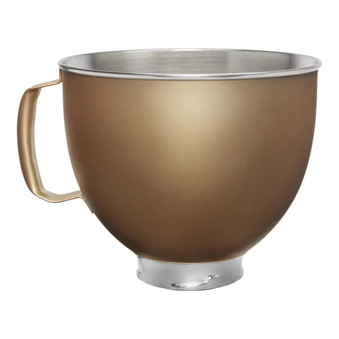 KitchenAid 5 Quart Tilt-Head Metallic Finish Stainless Steel Bowl - KSM5SSB