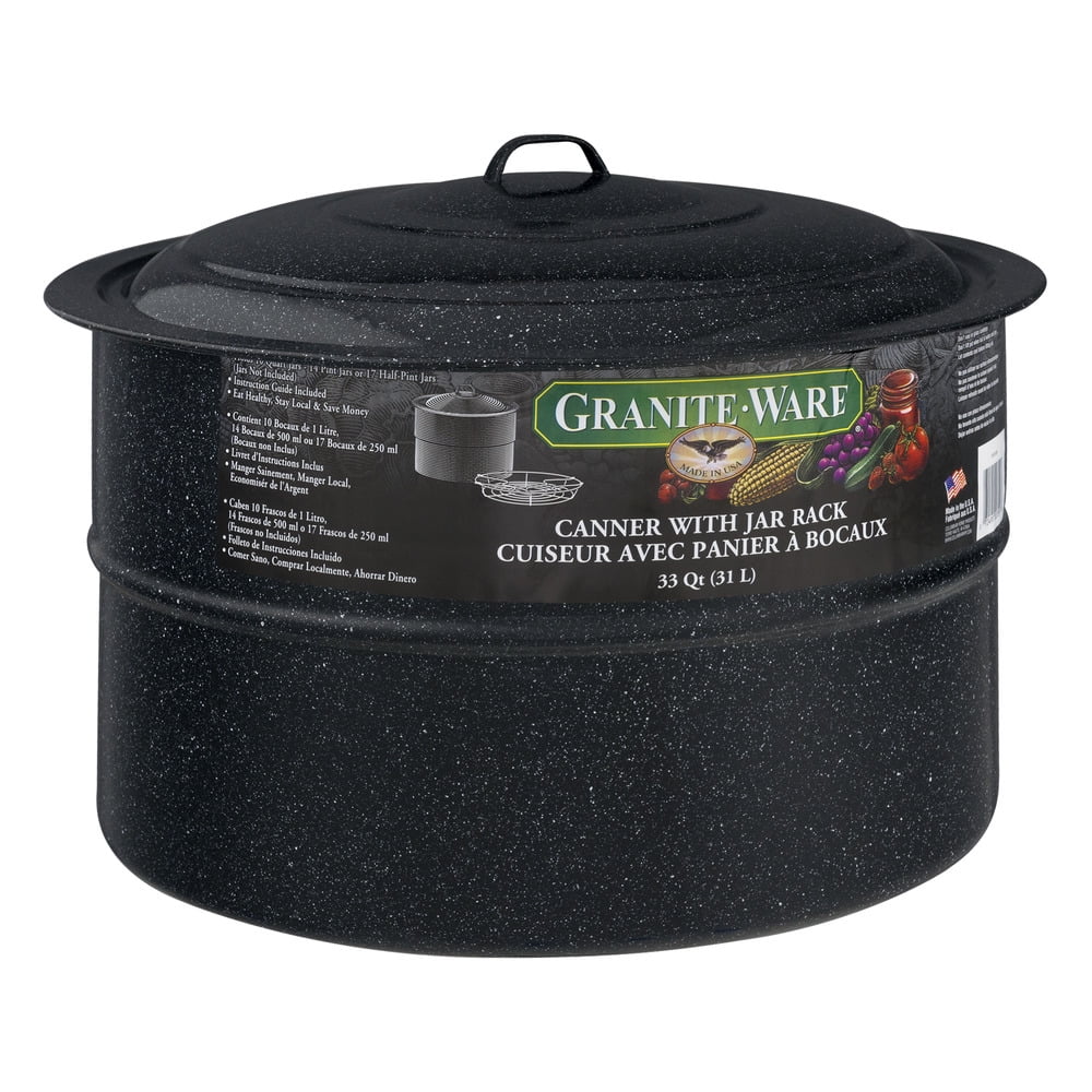 Granite Ware F0709-2 Canner, 33 Quart, Steel, Porcelain Enamel-Coated