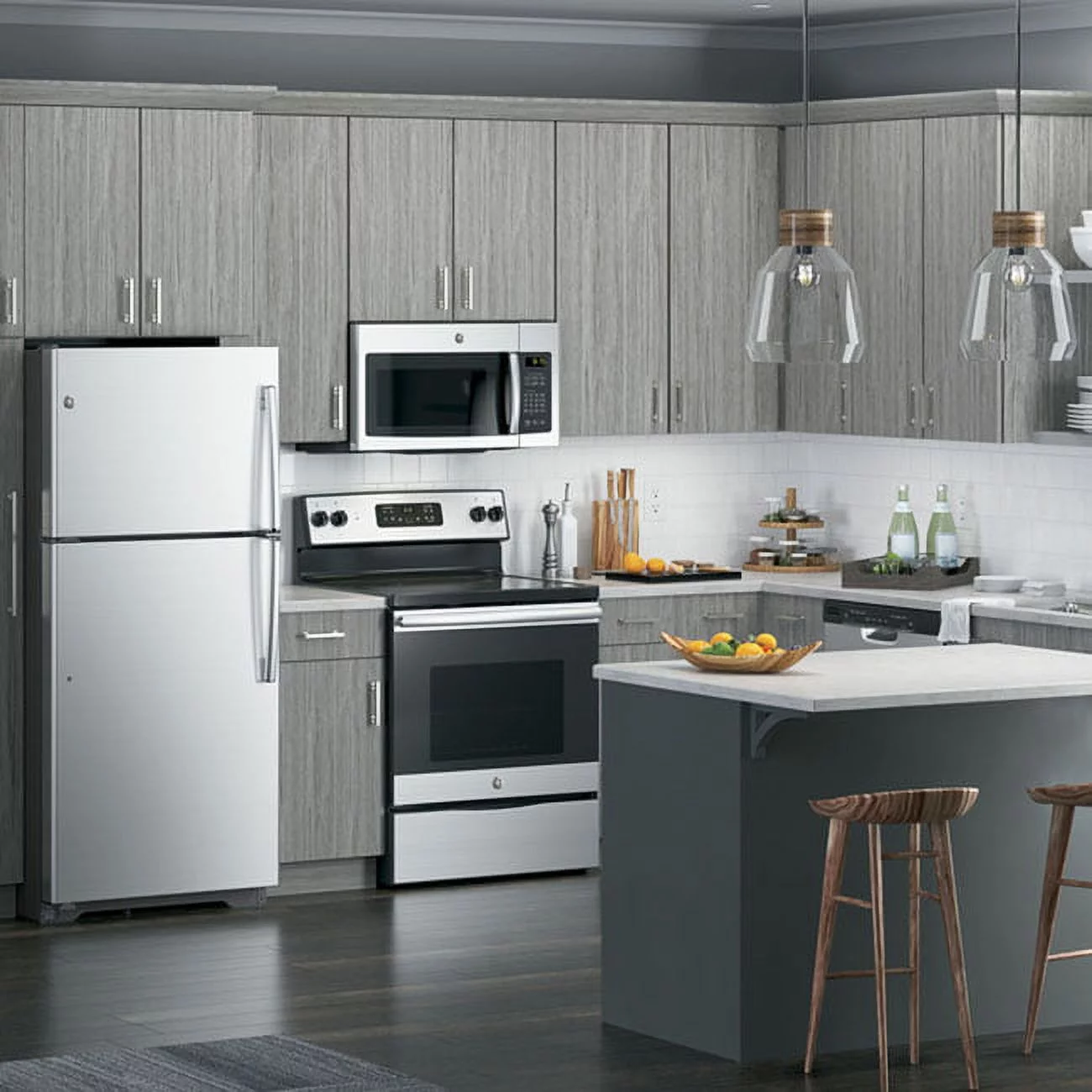 Ge 1.5 Cu. Ft. Over-The-Range Microwave Oven, Stainless, 950 Watts